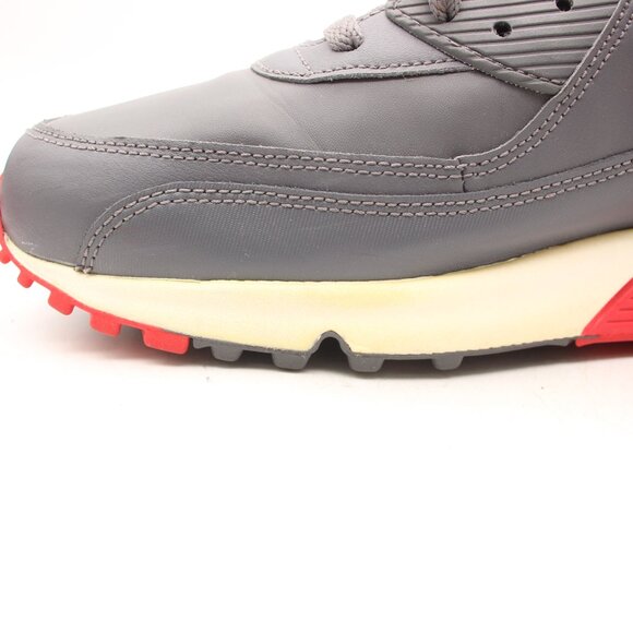 Nike Air Max 90 Essential Men\'s Size 14 Dark Grey/University Red 537384-061
